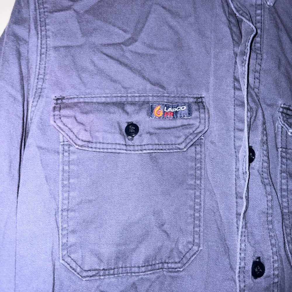 Lapco blue Button-Up Shirt